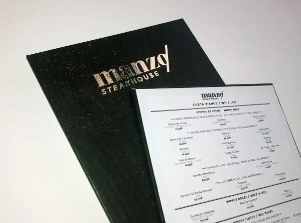 LE22C Ementa Monofolha em cortiça Ementa Monofolha em cortiça