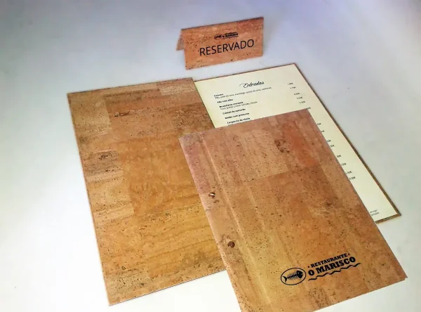 LEN08 Ementa em Cortiça para Folhas Ementa em Cortiça para Folhas