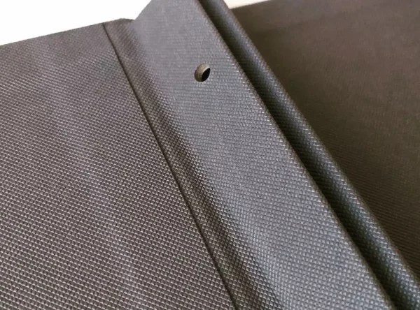 LEN18M Ementa Sintetica Matte textura picado cinza Ementa Sintética Mate textura picado cinza